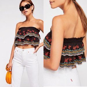 Free People Hi Honey Embroidered Tube